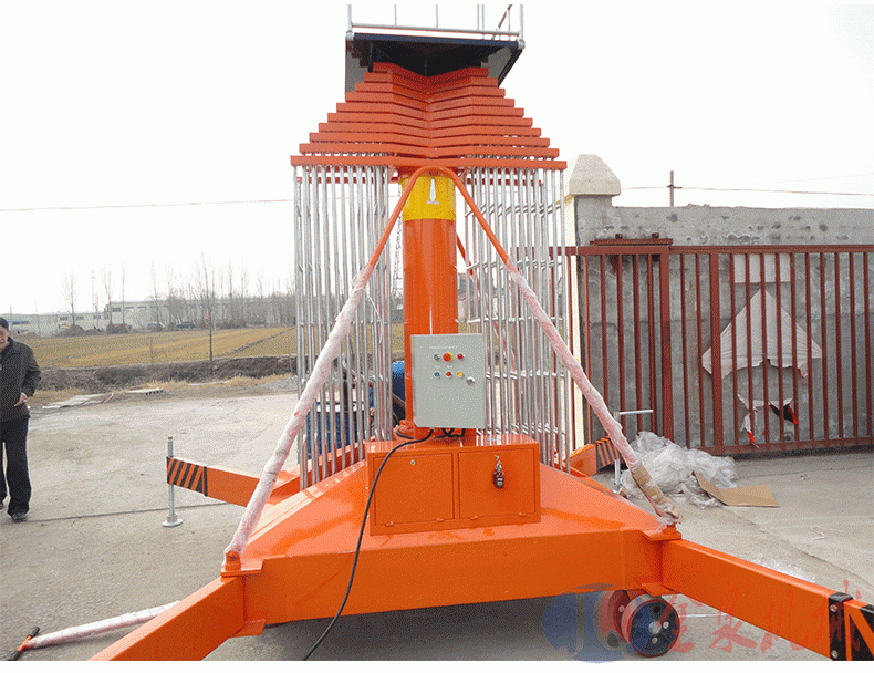 套鋼升降平臺